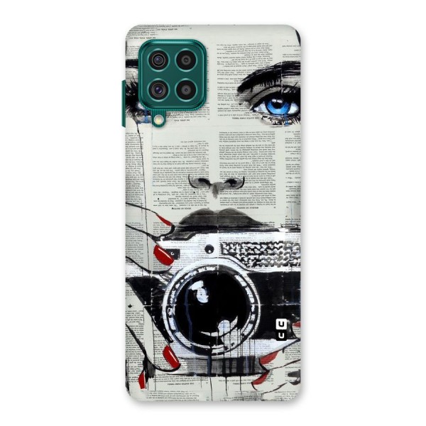 Paper Face Beauty Back Case for Galaxy F62