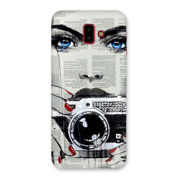 Paper Face Beauty Back Case for Galaxy J6 Plus