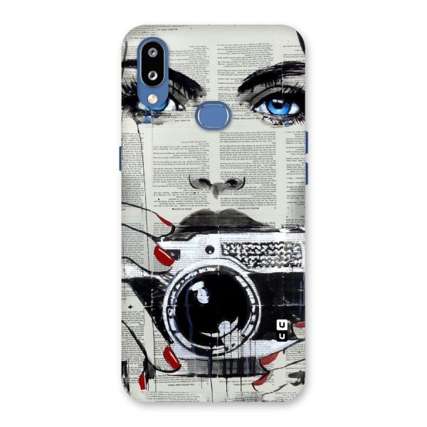 Paper Face Beauty Back Case for Galaxy M01s