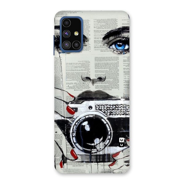 Paper Face Beauty Back Case for Galaxy M51