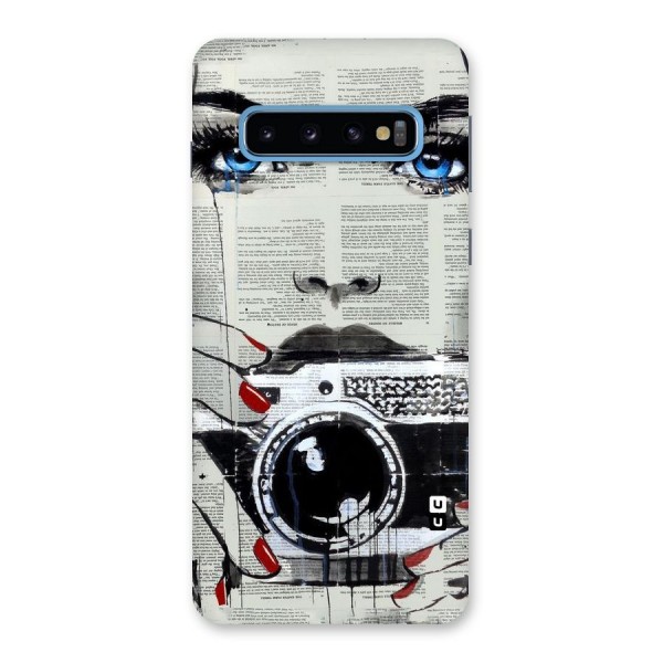 Paper Face Beauty Back Case for Galaxy S10