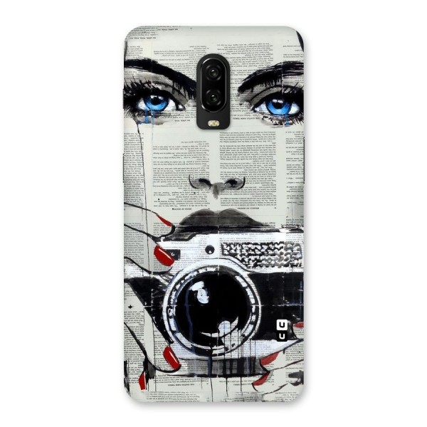 Paper Face Beauty Back Case for OnePlus 6T