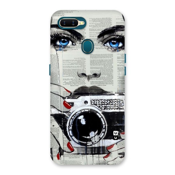 Paper Face Beauty Back Case for Oppo A12