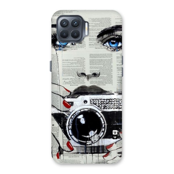 Paper Face Beauty Back Case for Oppo F17 Pro