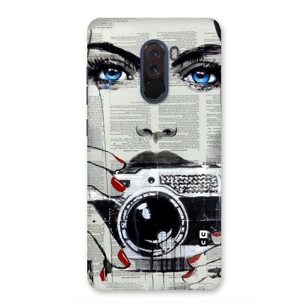 Paper Face Beauty Back Case for Poco F1