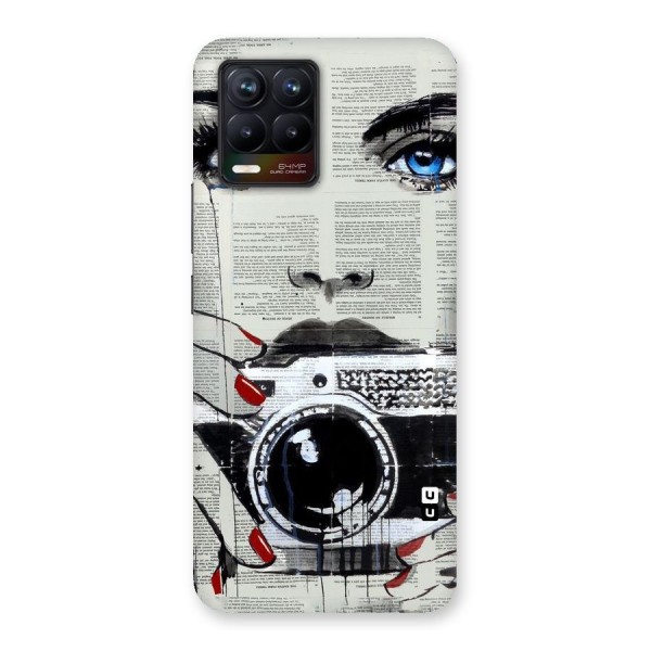 Paper Face Beauty Back Case for Realme 8