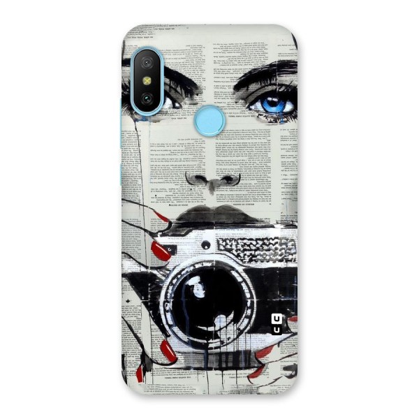 Paper Face Beauty Back Case for Redmi 6 Pro