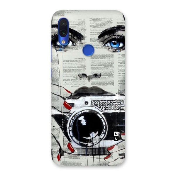 Paper Face Beauty Back Case for Redmi Note 7