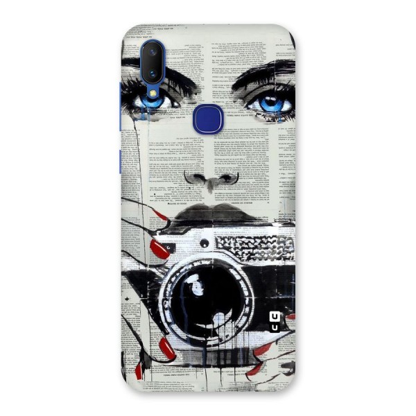 Paper Face Beauty Back Case for Vivo V11