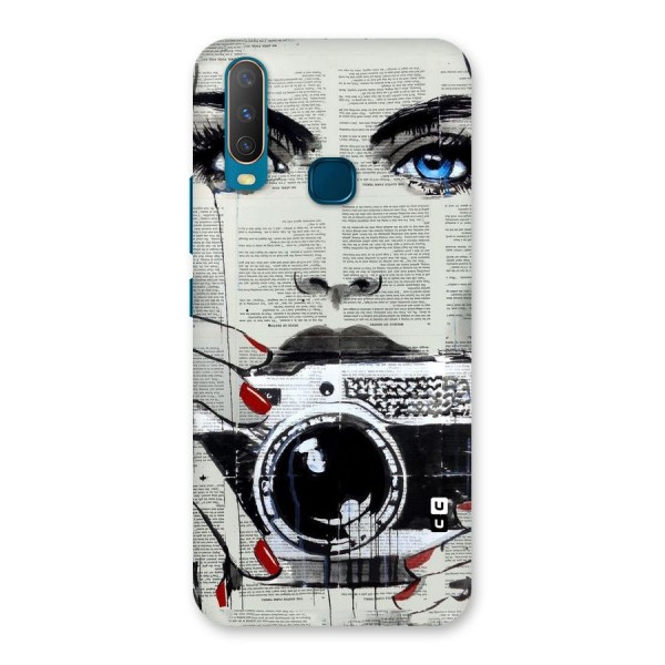 Paper Face Beauty Back Case for Vivo Y15