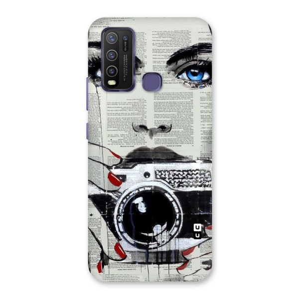 Paper Face Beauty Back Case for Vivo Y30