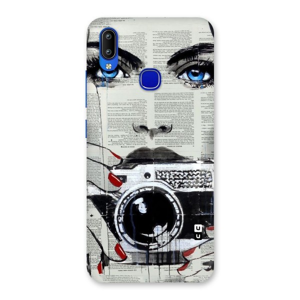 Paper Face Beauty Back Case for Vivo Y91