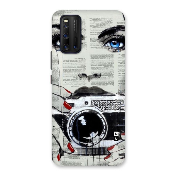 Paper Face Beauty Back Case for Vivo iQOO 3