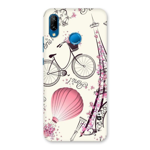 Paris Clipart Back Case for Huawei P20 Lite