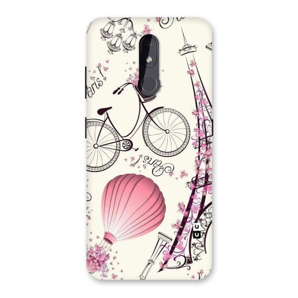 Paris Clipart Back Case for Nokia 3.2