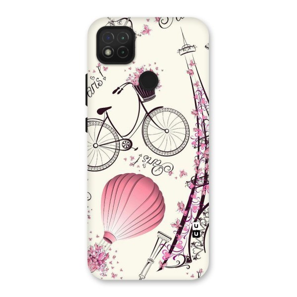 Paris Clipart Back Case for Redmi 9C