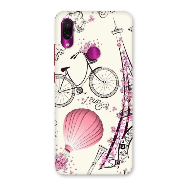 Paris Clipart Back Case for Redmi Note 7 Pro