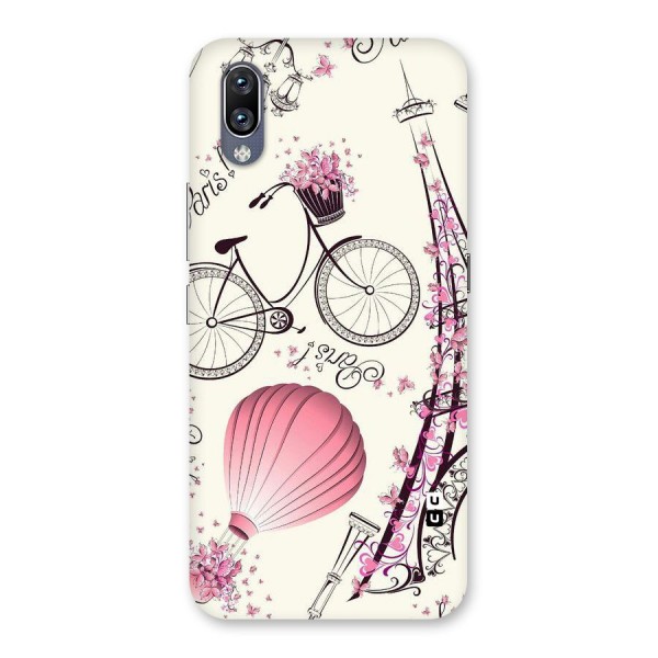 Paris Clipart Back Case for Vivo NEX