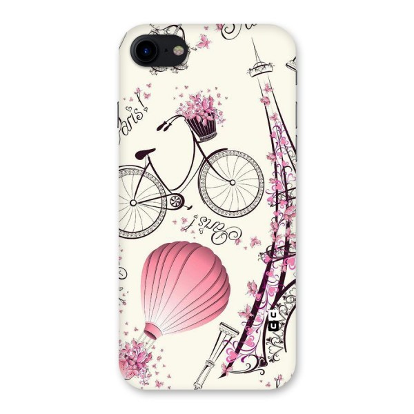 Paris Clipart Back Case for iPhone SE 2020