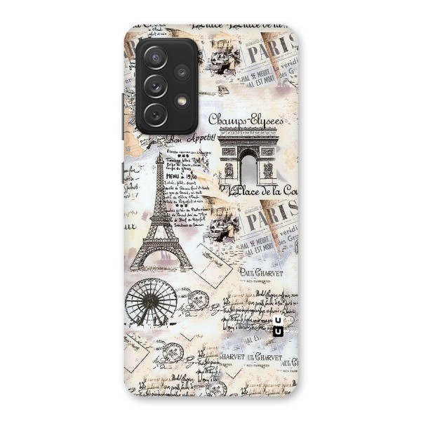 Paris Paper Back Case for Galaxy A72