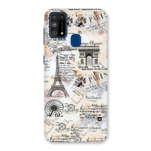 Paris Paper Back Case for Galaxy M31