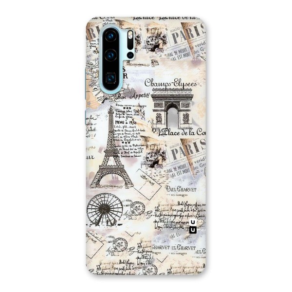 Paris Paper Back Case for Huawei P30 Pro