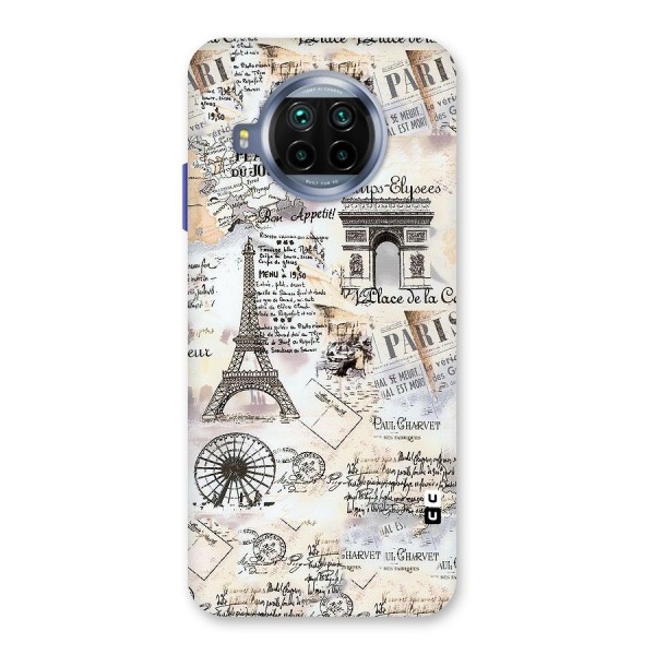 Paris Paper Back Case for Mi 10i