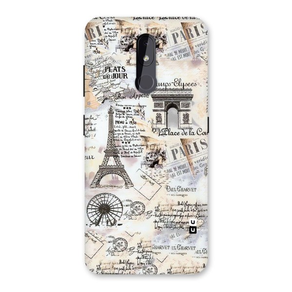 Paris Paper Back Case for Nokia 3.2