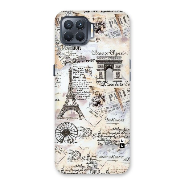 Paris Paper Back Case for Oppo F17 Pro