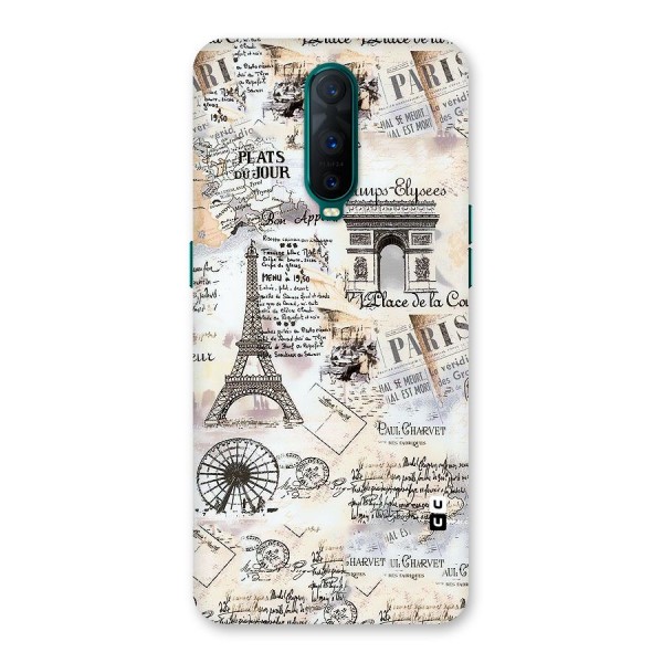 Paris Paper Back Case for Oppo R17 Pro