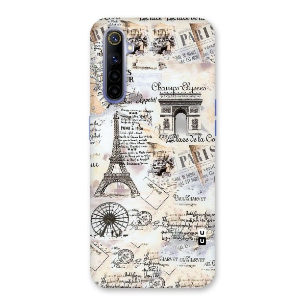 Paris Paper Back Case for Realme 6