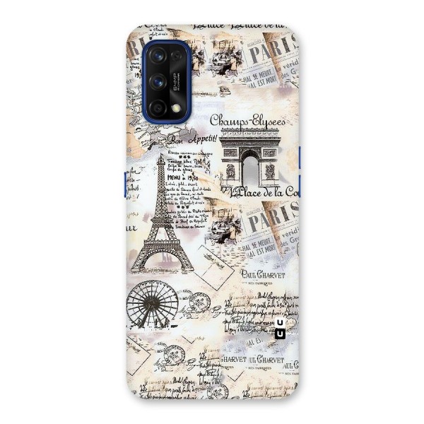 Paris Paper Back Case for Realme 7 Pro