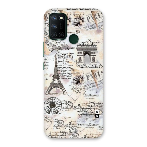 Paris Paper Back Case for Realme 7i