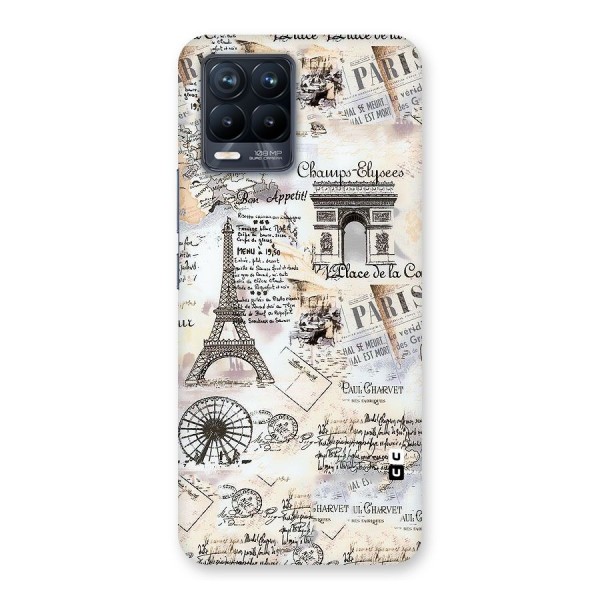 Paris Paper Back Case for Realme 8 Pro