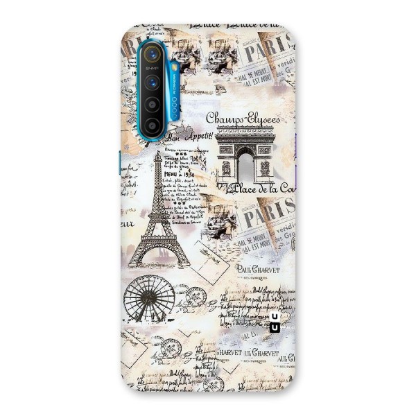 Paris Paper Back Case for Realme XT