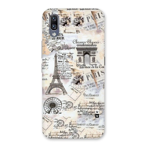 Paris Paper Back Case for Vivo NEX