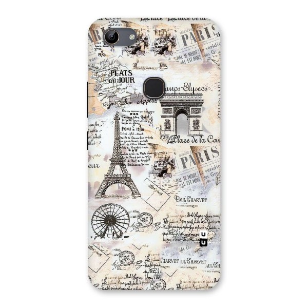 Paris Paper Back Case for Vivo Y81