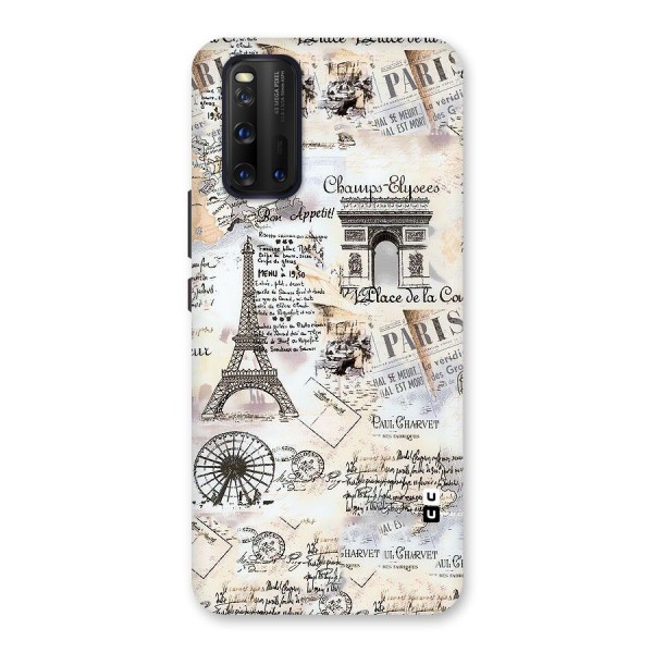 Paris Paper Back Case for Vivo iQOO 3