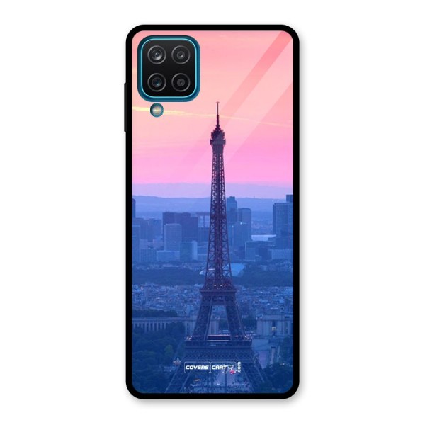 Paris Tower Glass Back Case for Galaxy A12