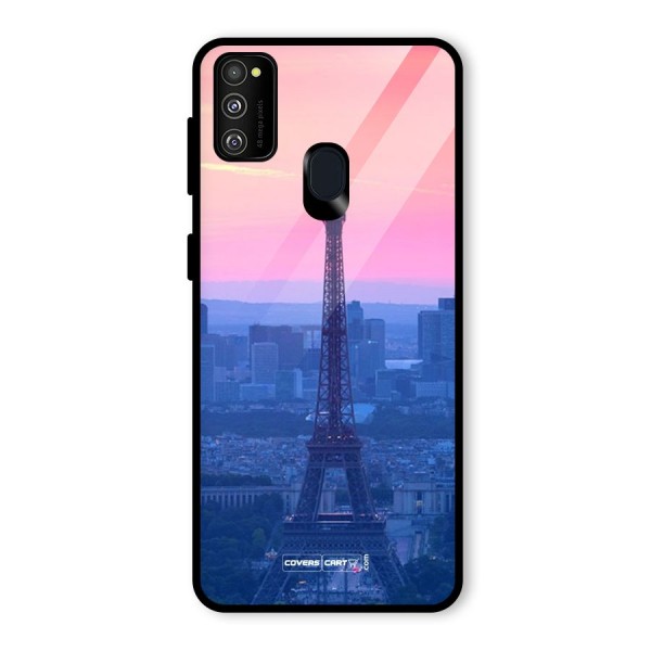 Paris Tower Glass Back Case for Galaxy M21