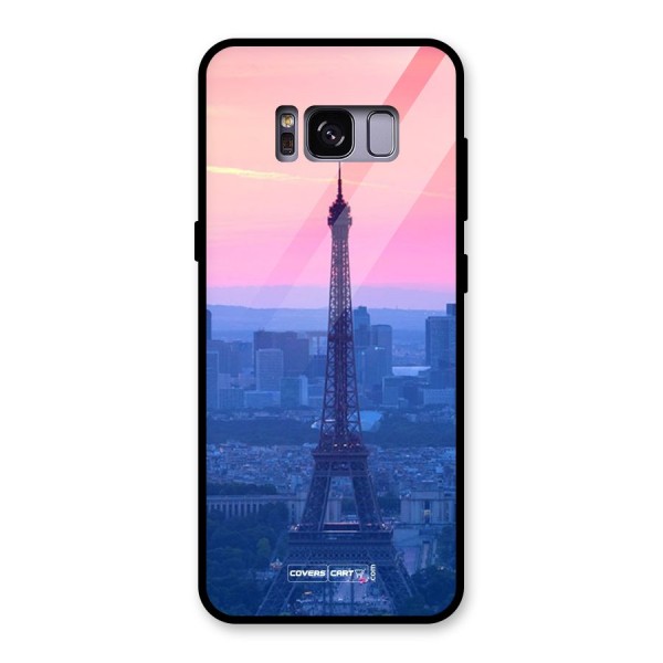 Paris Tower Glass Back Case for Galaxy S8