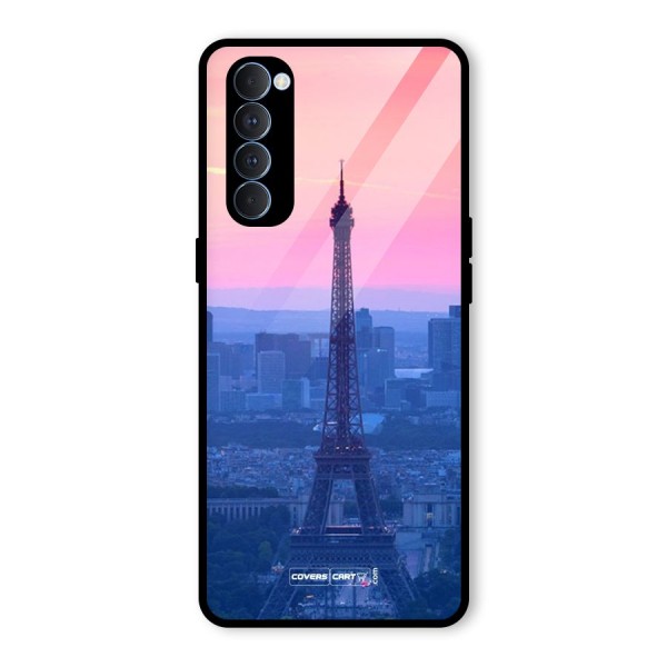 Paris Tower Glass Back Case for Oppo Reno4 Pro