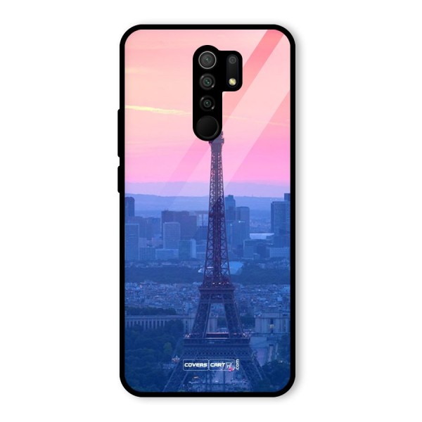 Paris Tower Glass Back Case for Redmi 9 Prime