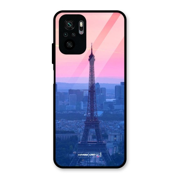 Paris Tower Glass Back Case for Redmi Note 10