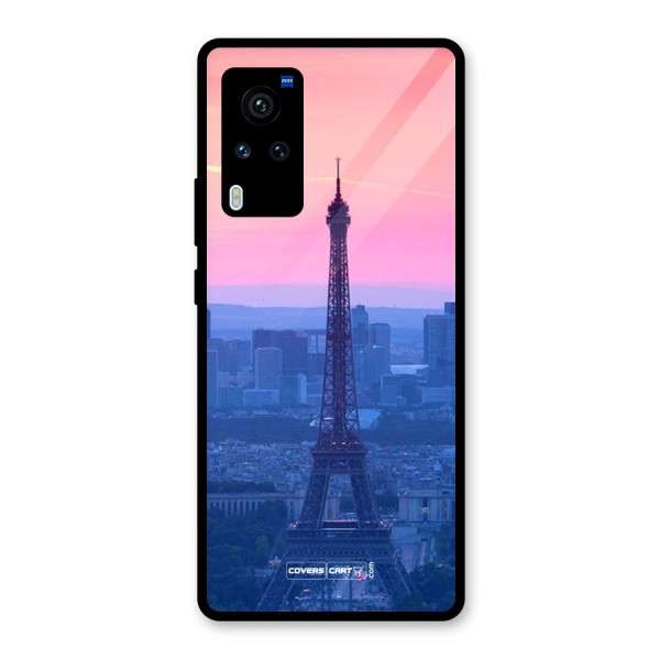 Paris Tower Glass Back Case for Vivo X60 Pro