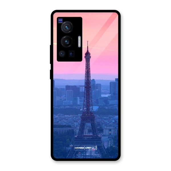 Paris Tower Glass Back Case for Vivo X70 Pro