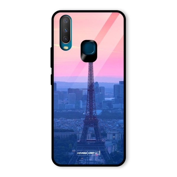 Paris Tower Glass Back Case for Vivo Y12