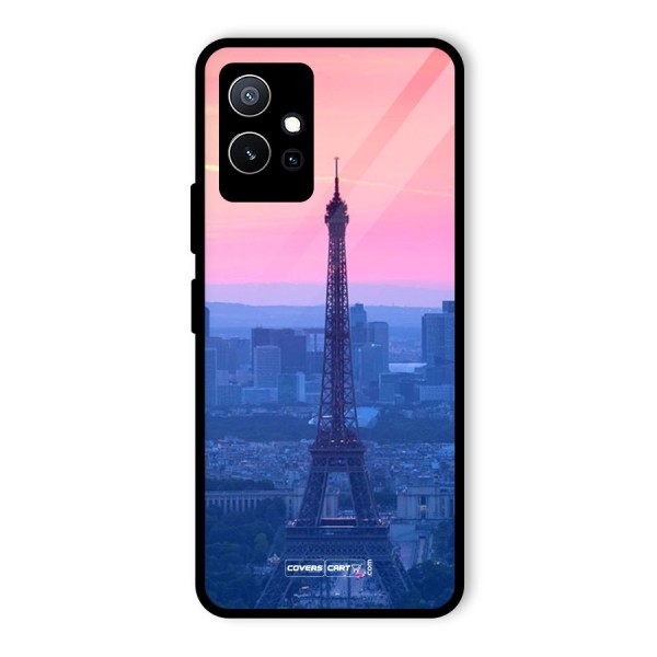 Paris Tower Glass Back Case for Vivo iQOO Z6