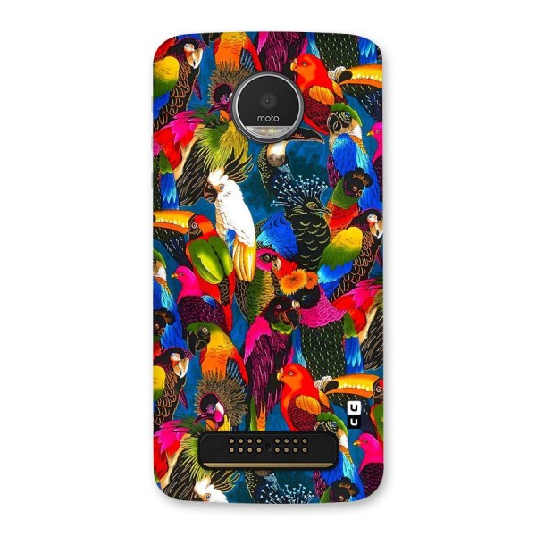 Parrot Art Back Case for Moto Z Play