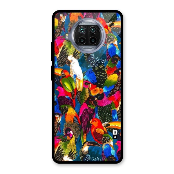 Parrot Art Glass Back Case for Mi 10i